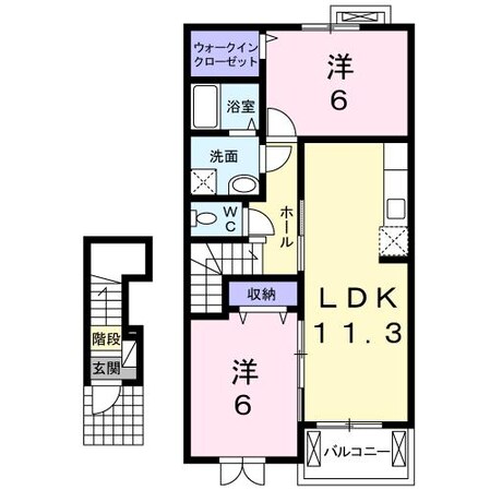 セレーノ・ダンディライオンの物件間取画像